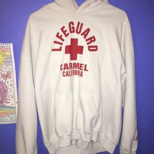 Carmel souvenir lifeguard hoodie